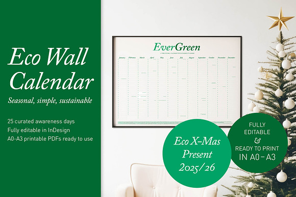 Undated Eco Calendar: Forest Haze preview 7