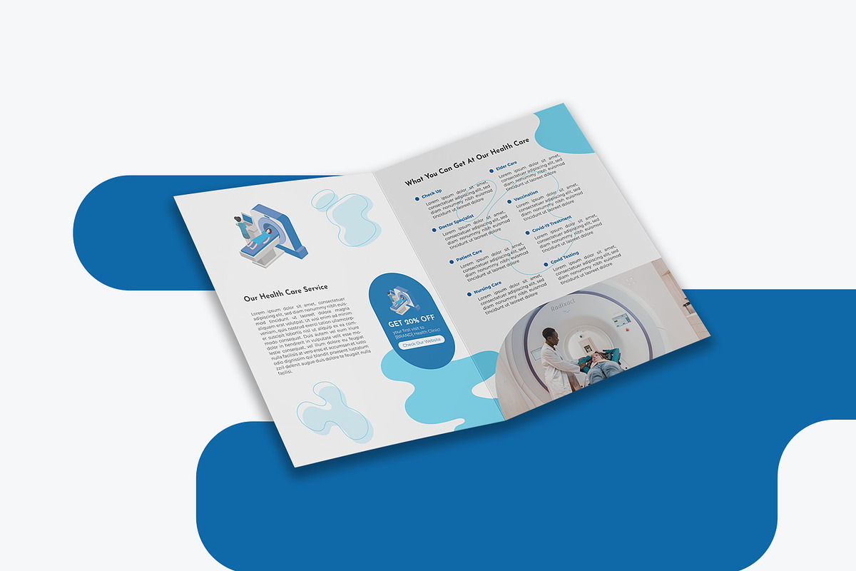 Health Clinic - Bifold Brochure, a Design Template by VUNIRA (Photo 2 of 3)