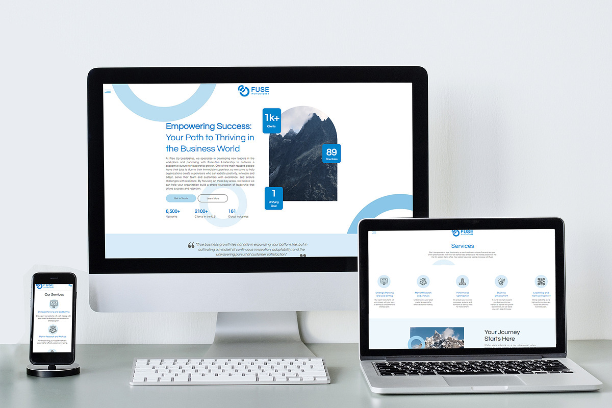 Fuse - Multipurpose Wix Template, a Wix Template by Webloom Studio - Wix (Photo 4 of 5)