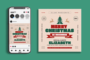 Christmas Party Flyer Layout, a Flyer Template by ContestDesign (Thumbnail 1 of 4)
