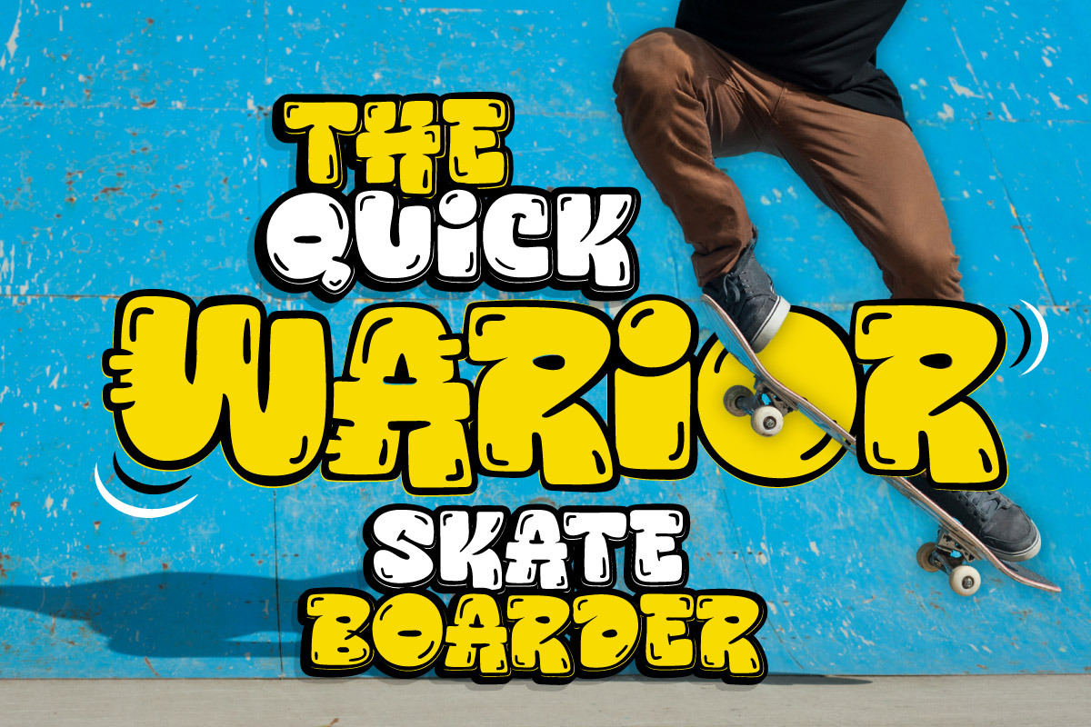 Amex Huick - Display Graffiti Font preview 2