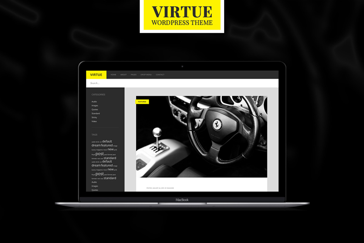 Virtue WordPress Theme, a WordPress Template by emagweb (Photo 1 of 2)