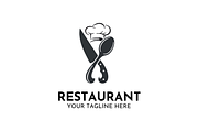 Chef Restaurant Logo Design Brand, a Branding & Logo Template by Megafox Studio (Thumbnail 1 of 2)