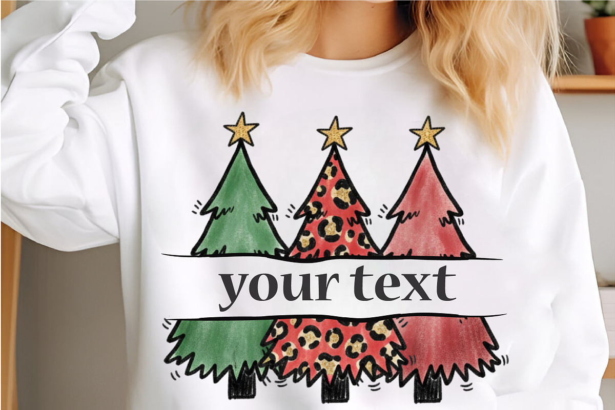Christmas Trees Sublimation Design, an Illustration by Libby Wishes (Photo 5 of 6)