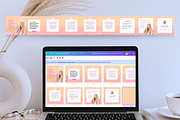 Instagram Carousel Canva Template, a Social Media Template by Ciera Design Templates (Thumbnail 3 of 8)