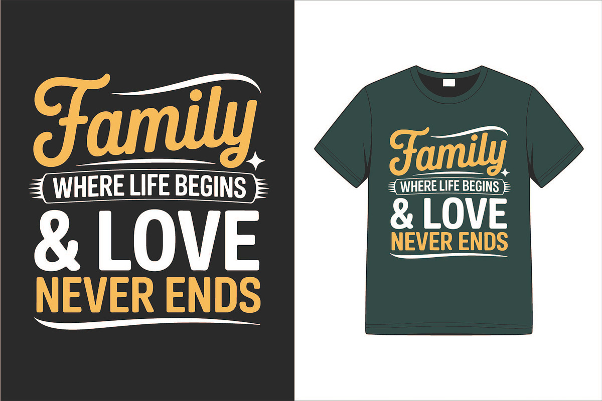 Creative family T-shirt designs, an Illustration by Amazin_art
