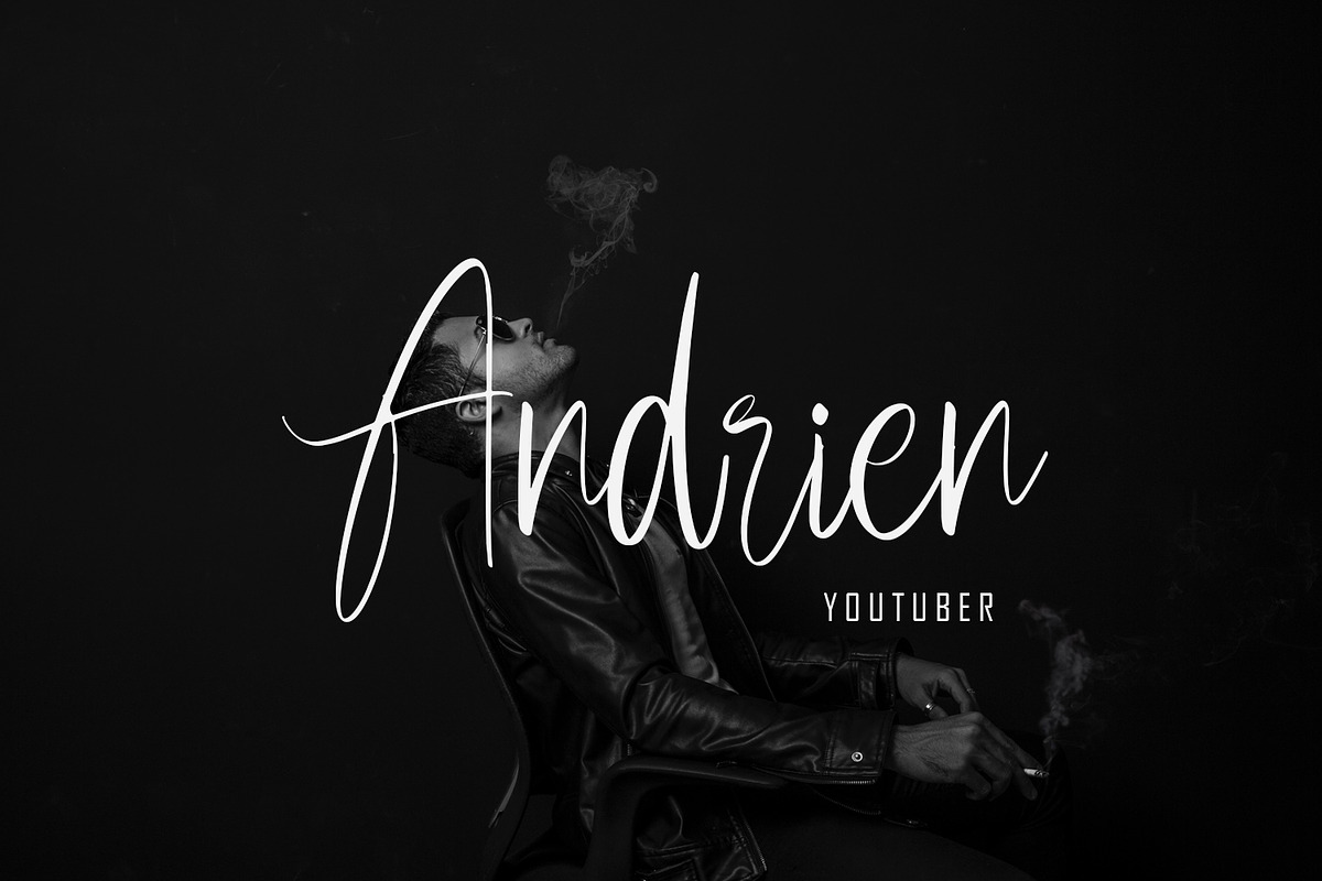 Beautification - Signature Font preview 5