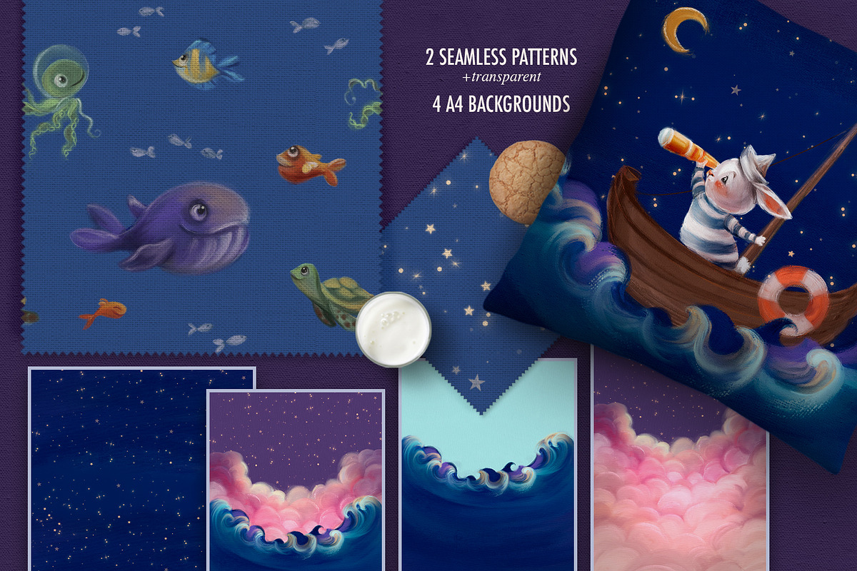 Underwater Friends, an Animal Illustration by Anna Babich (Photo 6 of 6)