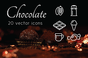 CHOCOLATE - vector line icons, an Outline Icon by marusdesign (Thumbnail 1 of 2)