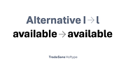 Trada Sans, a Sans Serif Font by Hoftype (Thumbnail 9 of 14)