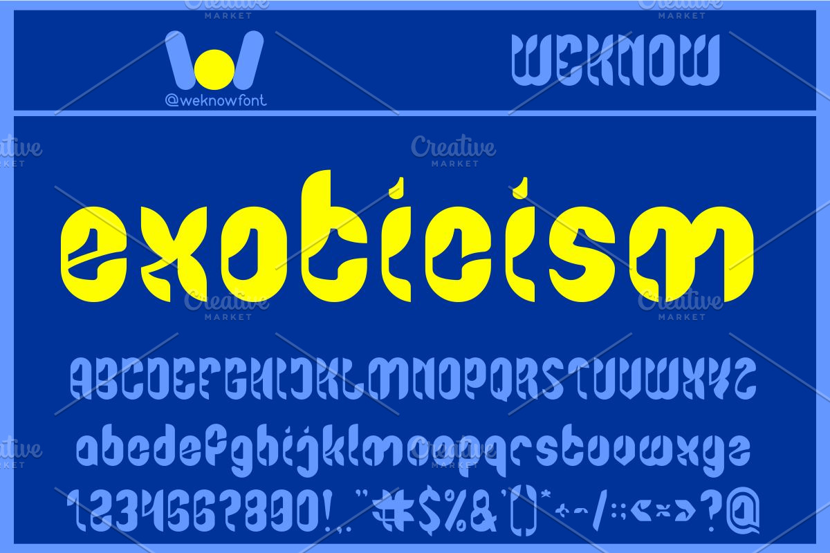 extravaganza font, a Font by weknow (Photo 2 of 5)