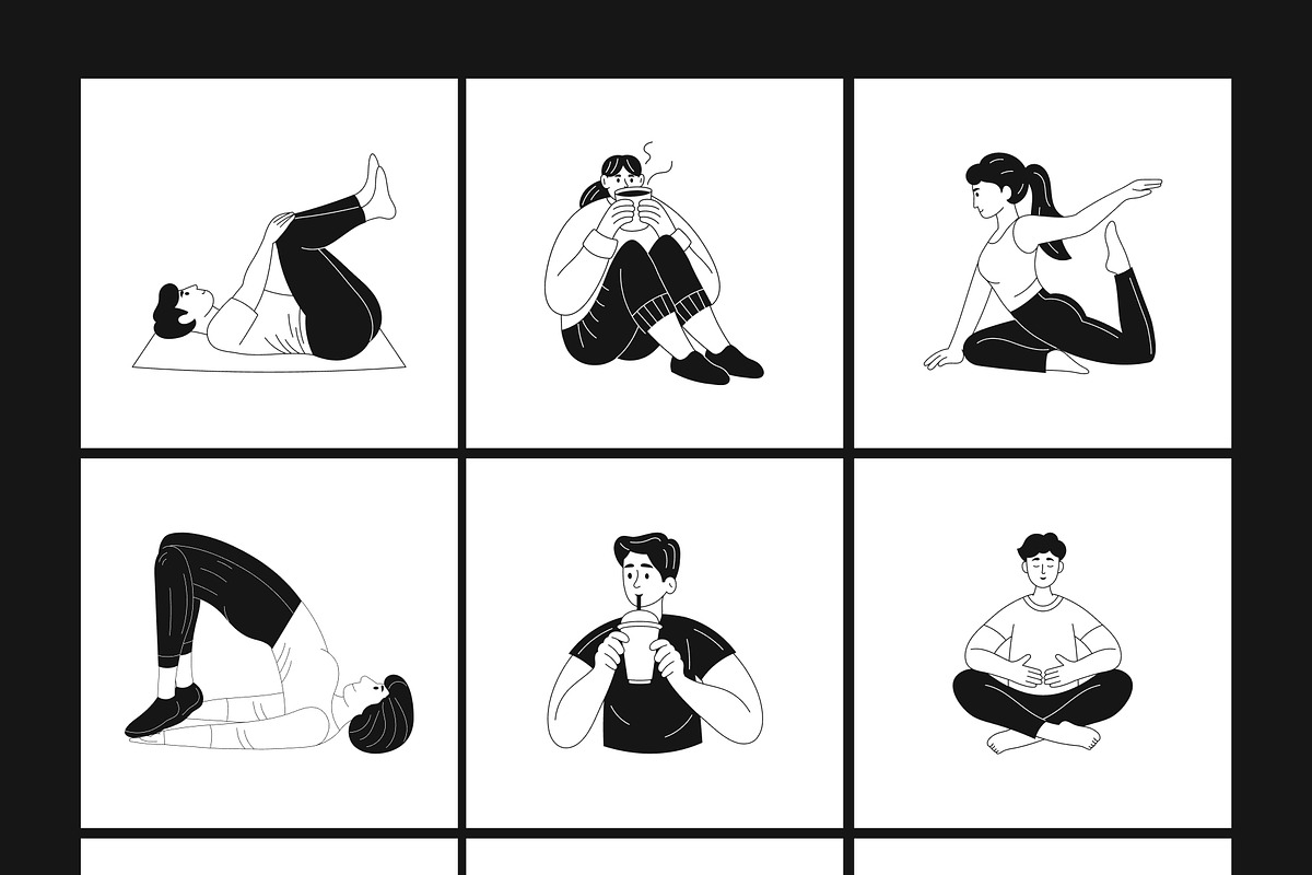 150 Fitness Illustrations, a Person Illustration by Vectors Market (Photo 9 of 13)