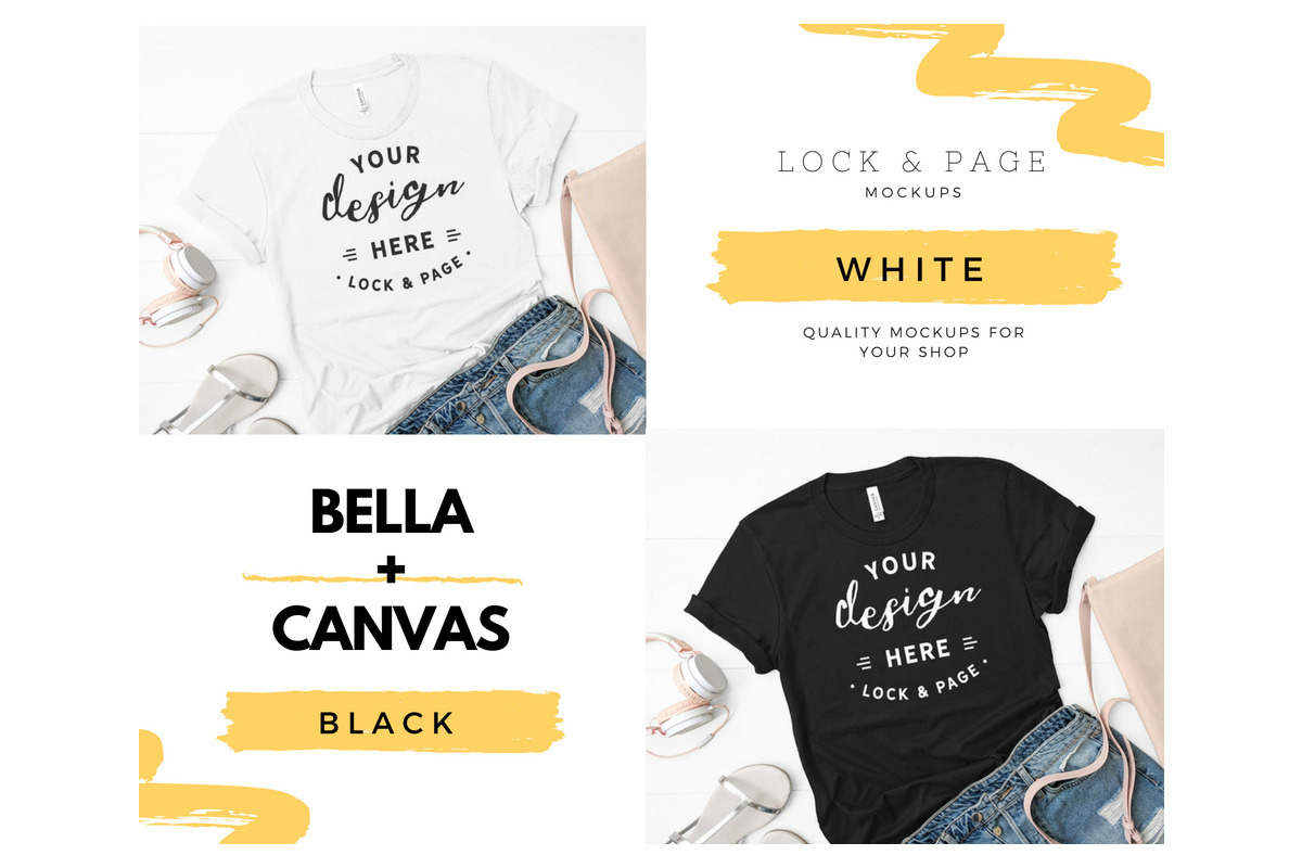Bella Canvas 3001 Mega Bundle Mockup, a Shirt Mockup by lock and page (Photo 42 of 84)