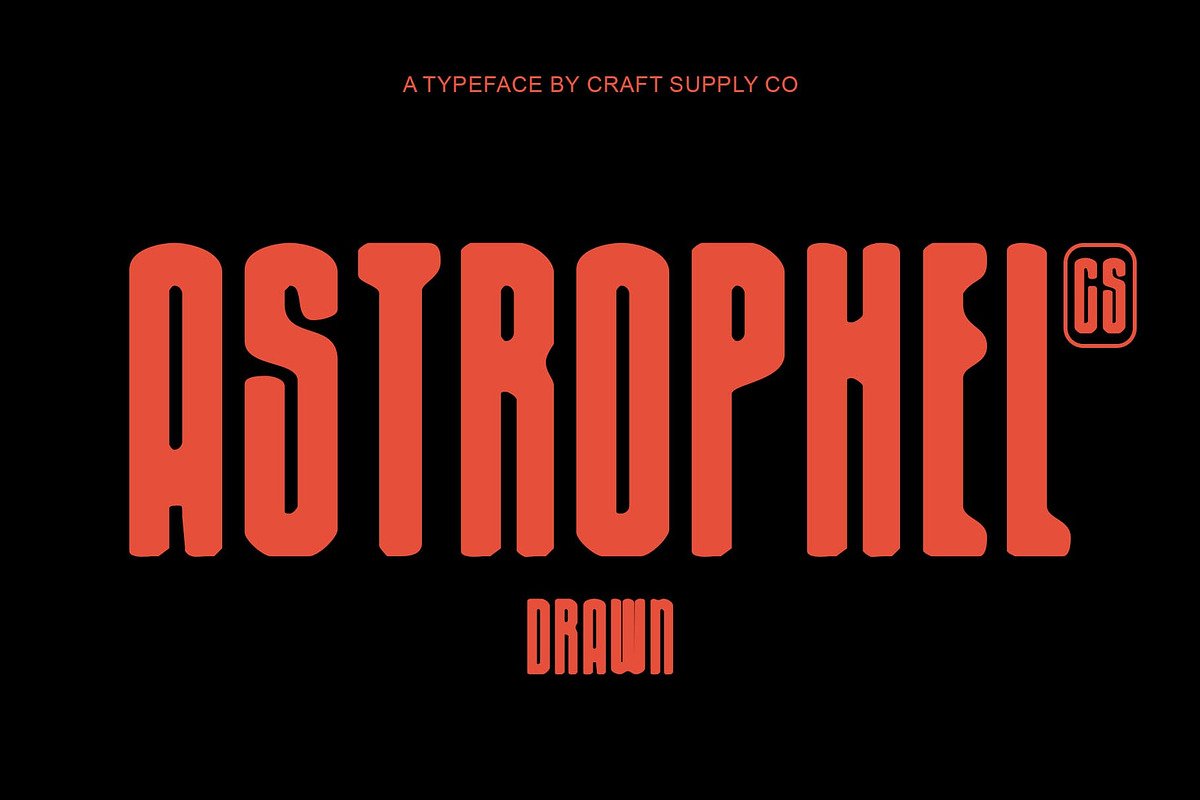 CS Astrophel Drawn, a Sans Serif Font by Craft Supply Co. (Photo 1 of 8)