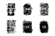 12 BLACK INK Handcrafted Textures, a Texture Graphic by BooTique (Thumbnail 3 of 6)