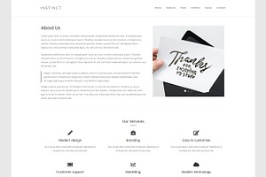 Instinct - Blog & Portfolio Theme