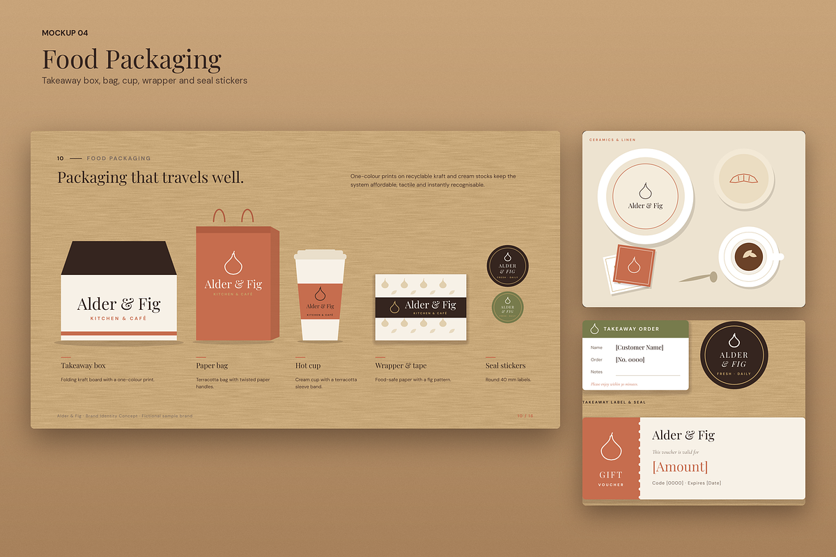 Restaurant & Cafe Branding, a Presentation Template by novexora (Photo 3 of 4)