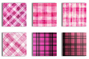 Tartan Pink Digital Paper, an Illustration by SinaCreation (Thumbnail 4 of 5)