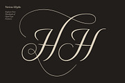 Gold Lines; Elegant Font Duo, a Script Font by Eko Bimantara (Thumbnail 5 of 20)