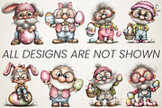 Whimsical Easter Grandpa Clipart, an Illustration by RobertsArt (Thumbnail 6 of 6)