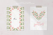 Hearts & Flowers patterns + elements, a Decorative Illustration by Inna Moreva (Thumbnail 12 of 13)