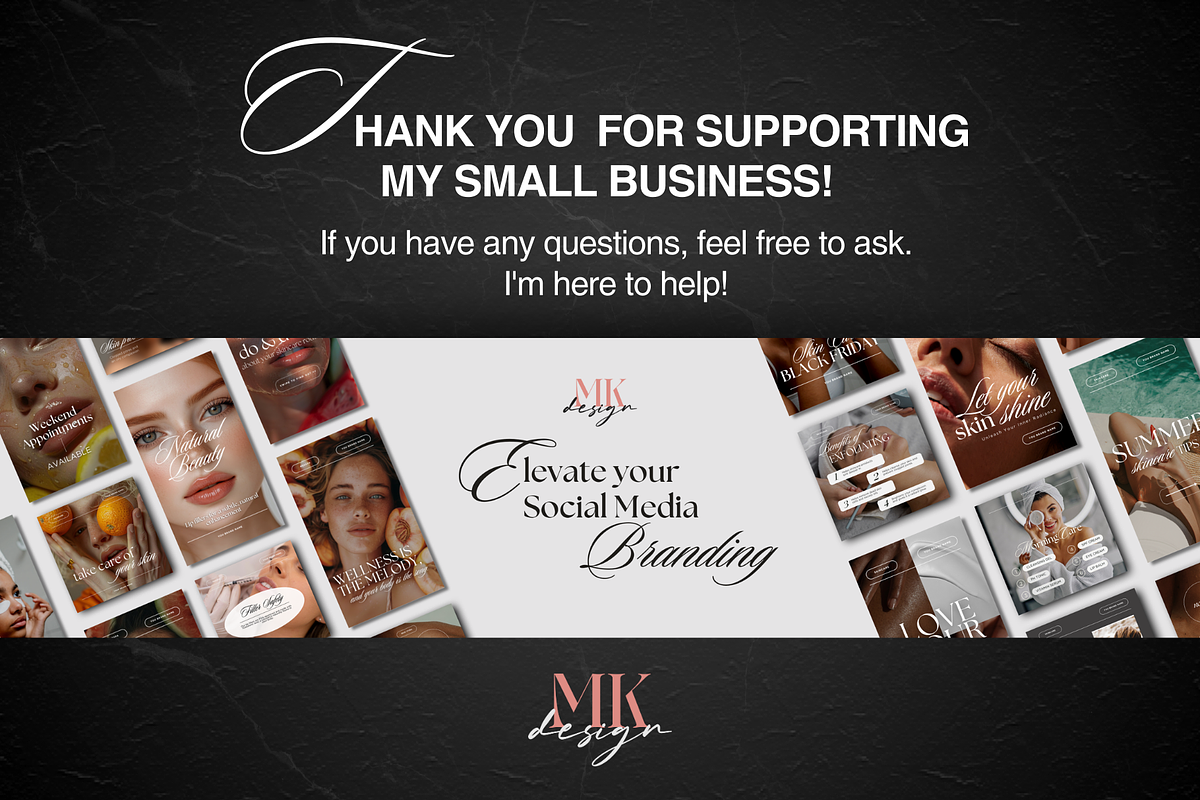 Skincare Instagram Canva Templates, a Social Media Template by DesignsbyMariaStudio (Photo 10 of 10)