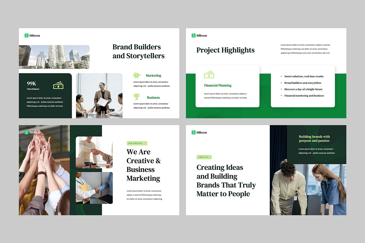 BILLESON - Powerpoint Template, a Presentation Template by rgbryand