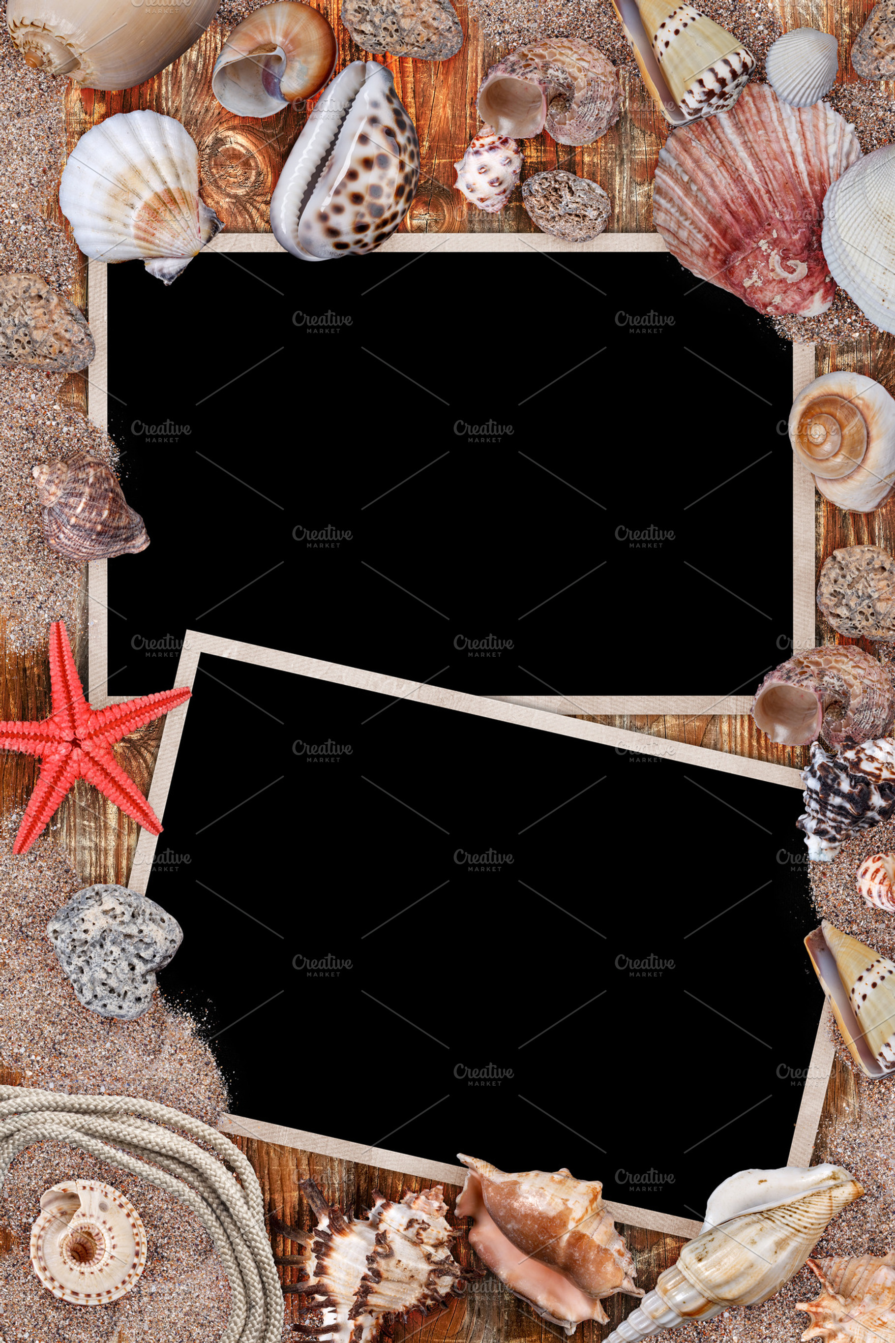 Summer background containing beach, background, and frame