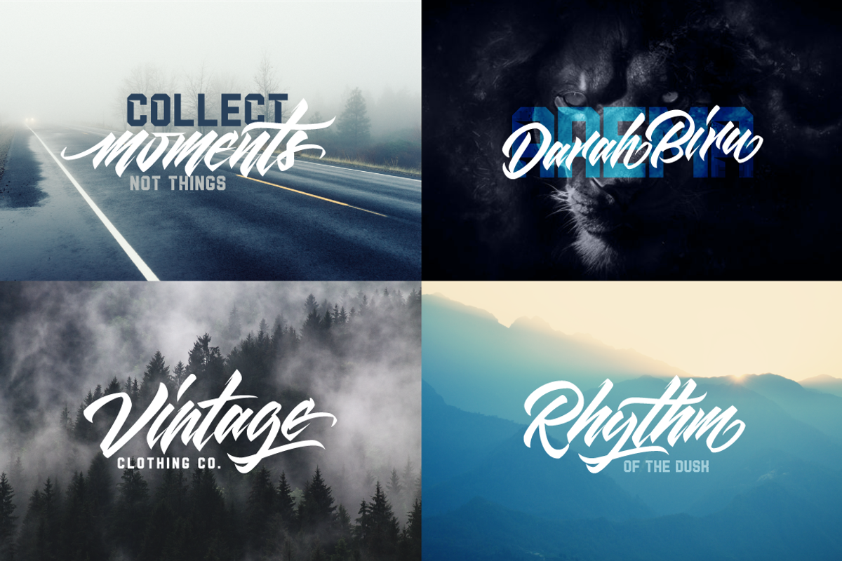 Maqin Larisa - Logo Font preview 6