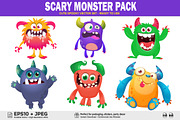 Jelly Jigglers - 6 Cute Monsters, a Decorative Illustration by D R A W K M A N (Thumbnail 1 of 9)