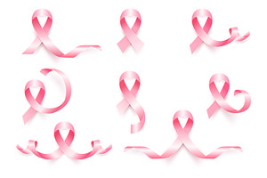 Pink ribbon, Breast Cancer Awareness, an Object Graphic by Gomolach