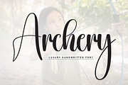 Archery | Script Font, a Handwritten Font by Scratchones (Thumbnail 1 of 8)