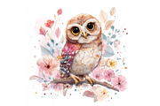 Prompt Autumn Owl Sublimation, a Seasonal Illustration by Creative design (Thumbnail 5 of 7)