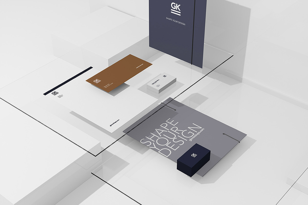 Glass Branding Mock-up, a Product Mockup by GK Creative (Photo 1 of 14)