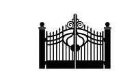 Ornate Iron Gate SVG Bundle, an Illustration by Designs_River (Thumbnail 3 of 31)