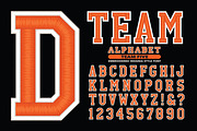 Embroidered Sports Vector Alphabet, an Object Graphic by Mysterylab Designs (Thumbnail 8 of 16)