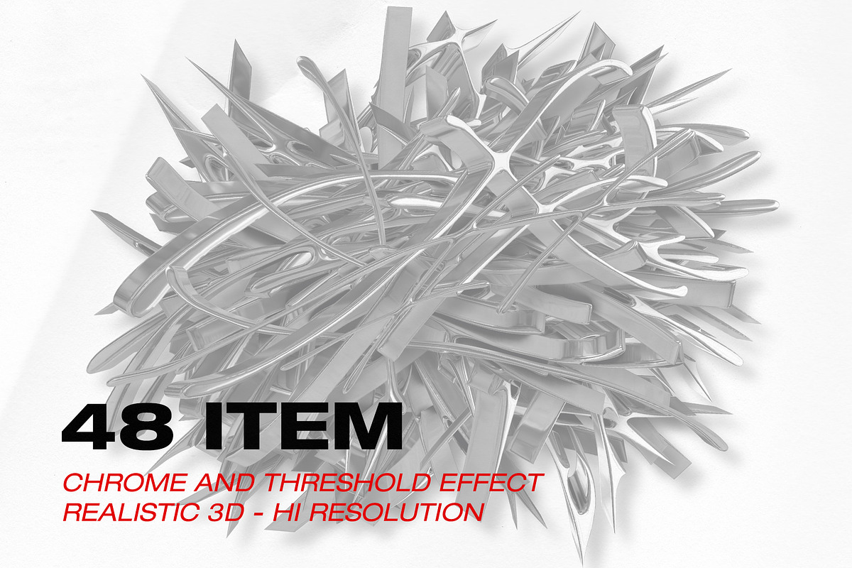 Chrome Neo-Tribal - 48 Item, an Object Graphic by Hainz Studio (Photo 10 of 10)