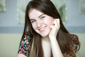Beautiful young girl smiling