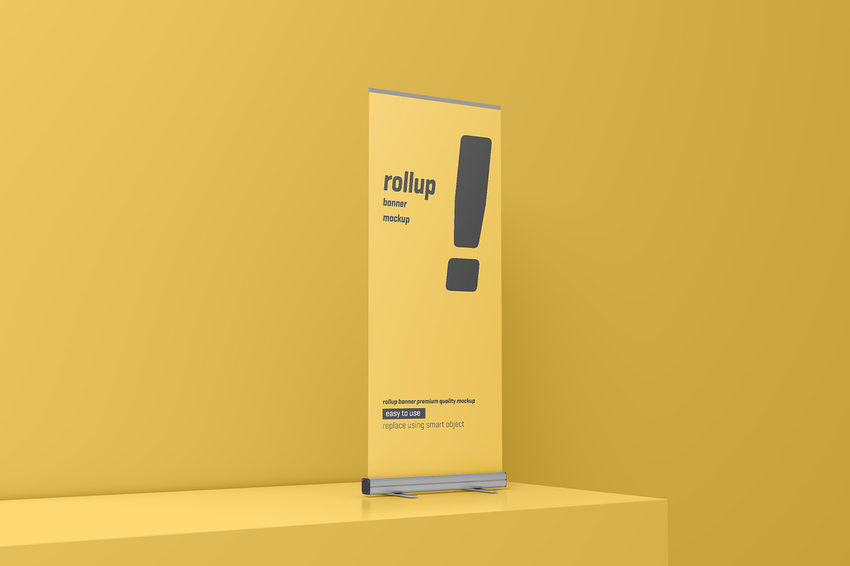 Roll Up Banner Mockup, an Advertising Mockup by Toasin Studio (Photo 13 of 23)
