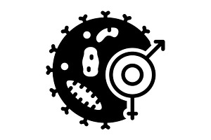 Std sexually solid icon, a Solid Icon by Creative priyanka