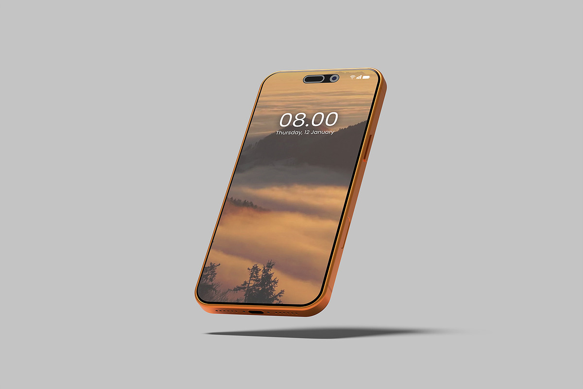 iPhone 17 Pro Max Mockup - 10 Scenes, an iPhone Mockup by Graphiculon (Photo 6 of 11)