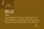 Kumola - Playful Rustic Typeface, a Font by Sanskertype Studio (Thumbnail 2 of 7)