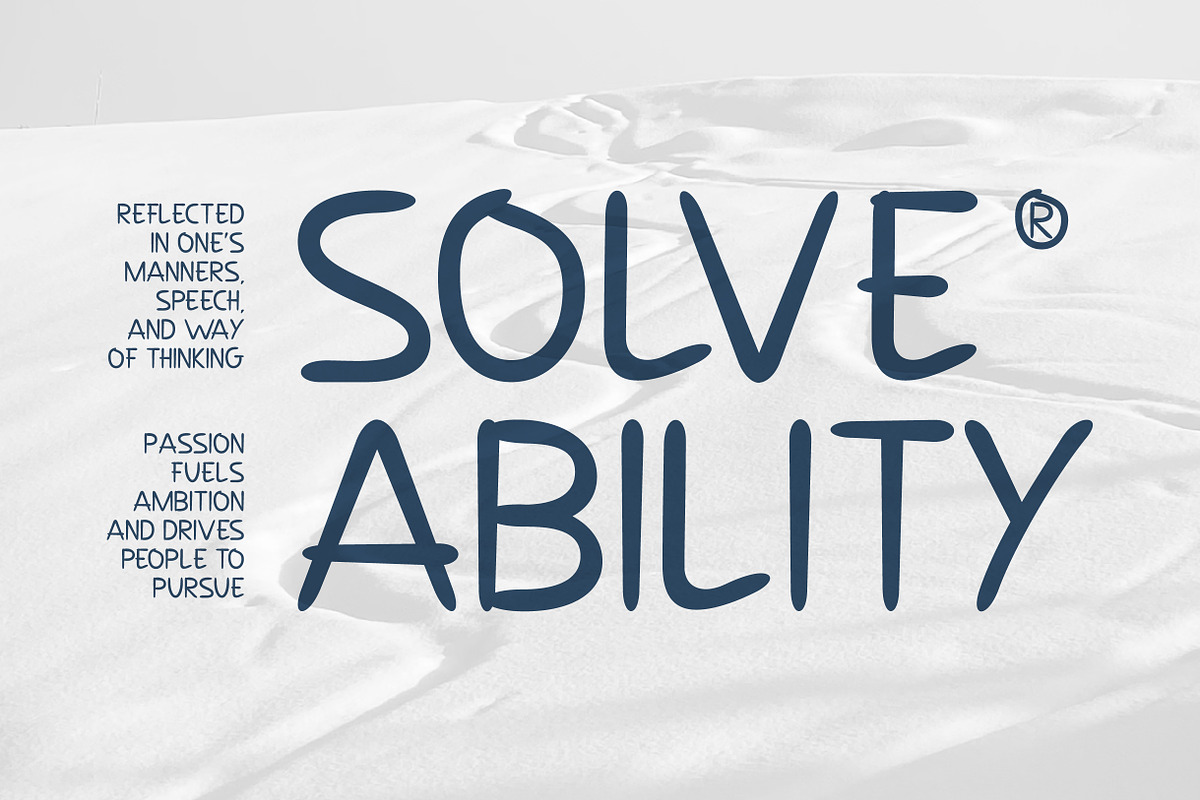 Harbinger Creative Rounded Font, a Handwritten Font by Vadovastd (Photo 5 of 7)