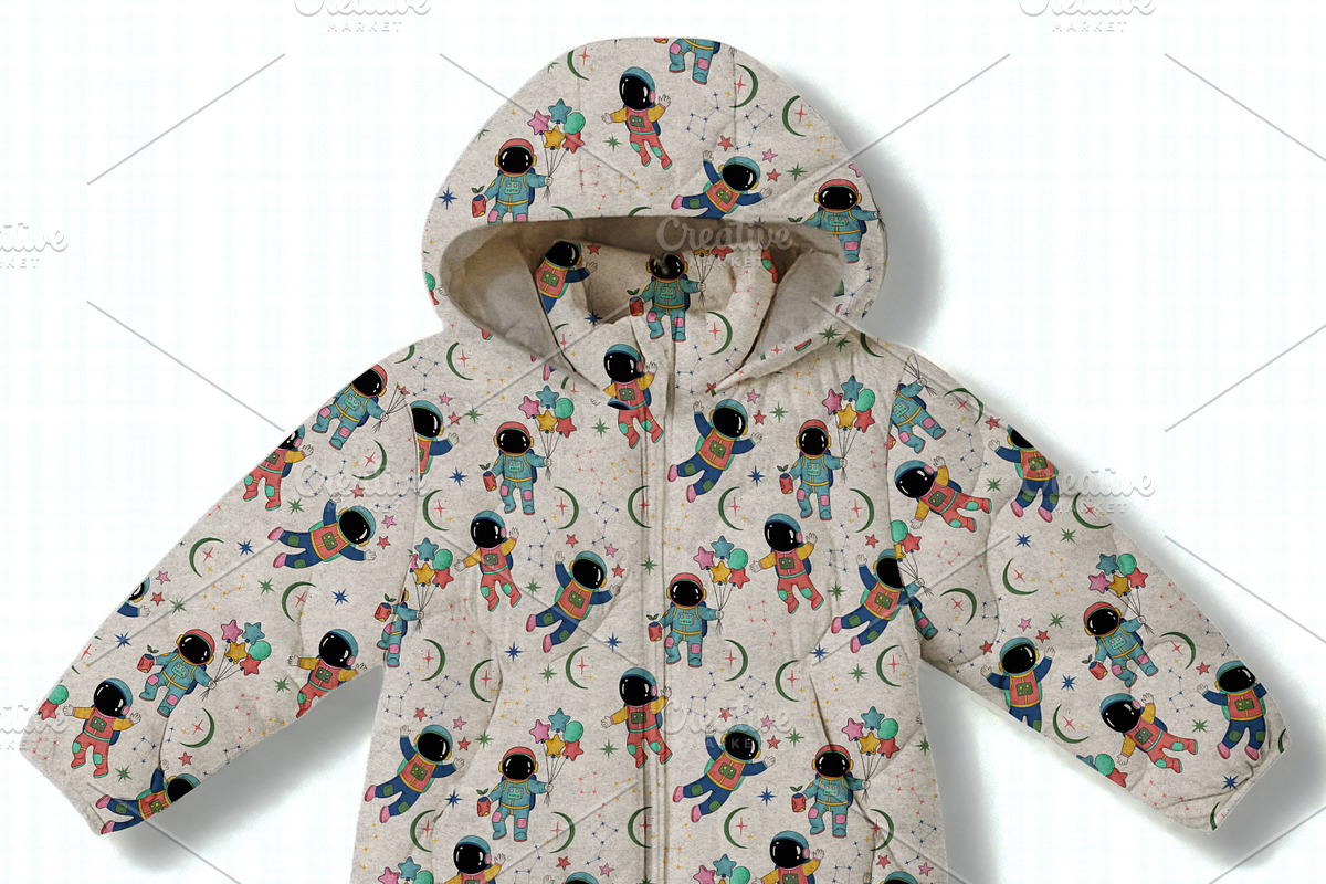 Baby Hooded Jumpsuit Mockup, a Hoody Mockup by Nora Gad (Photo 10 of 19)