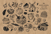 Organic Farming. Fresh market., an Illustration by Olga Olmix (Thumbnail 2 of 7)
