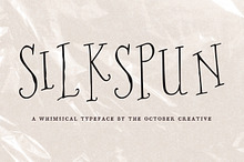Silkspun Condensed Serif Font