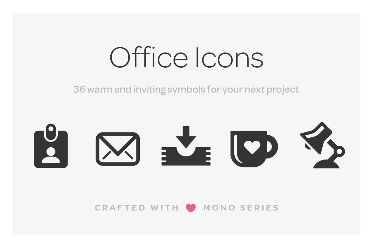 Mono Icons: Office
