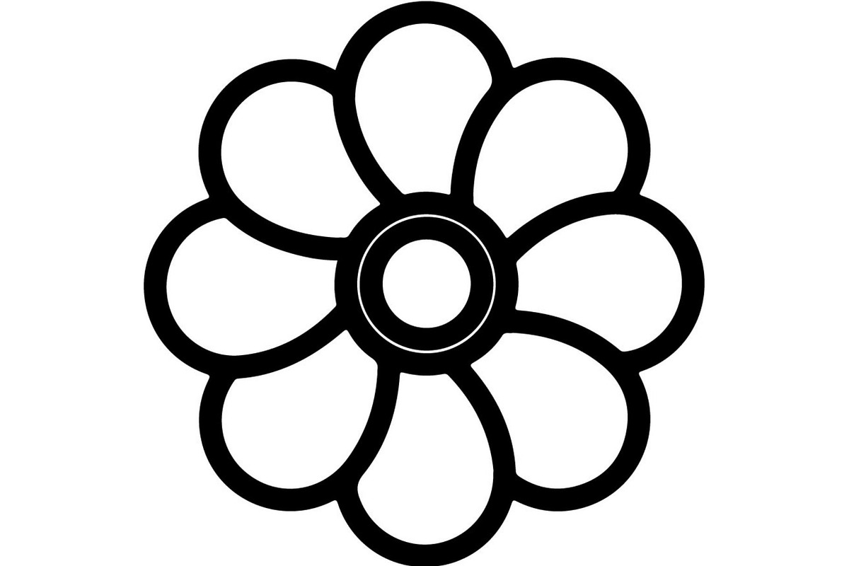 Cute Flower Silhouette Mega, an Object Graphic by Creativeshirt (Photo 4 of 12)