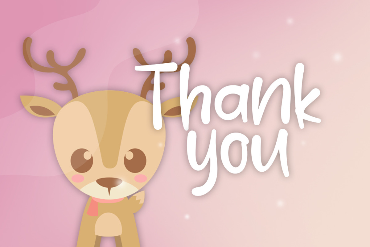 Comet Deer Font + Vector preview 8