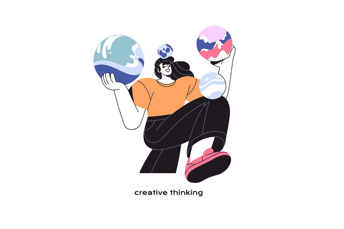 People with different mental mindset, a Person Illustration by PaperTrident (Photo 7 of 9)